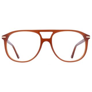 Orange top bar acetate glasses