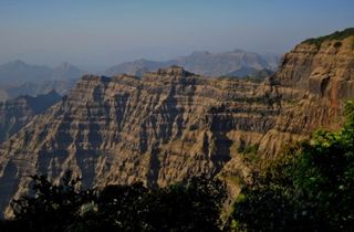 The Deccan traps, which are no longer volcanically active.