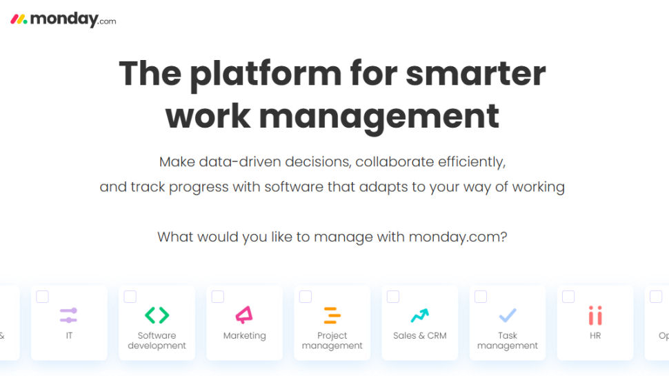 Monday.com website screenshot (May 2025)