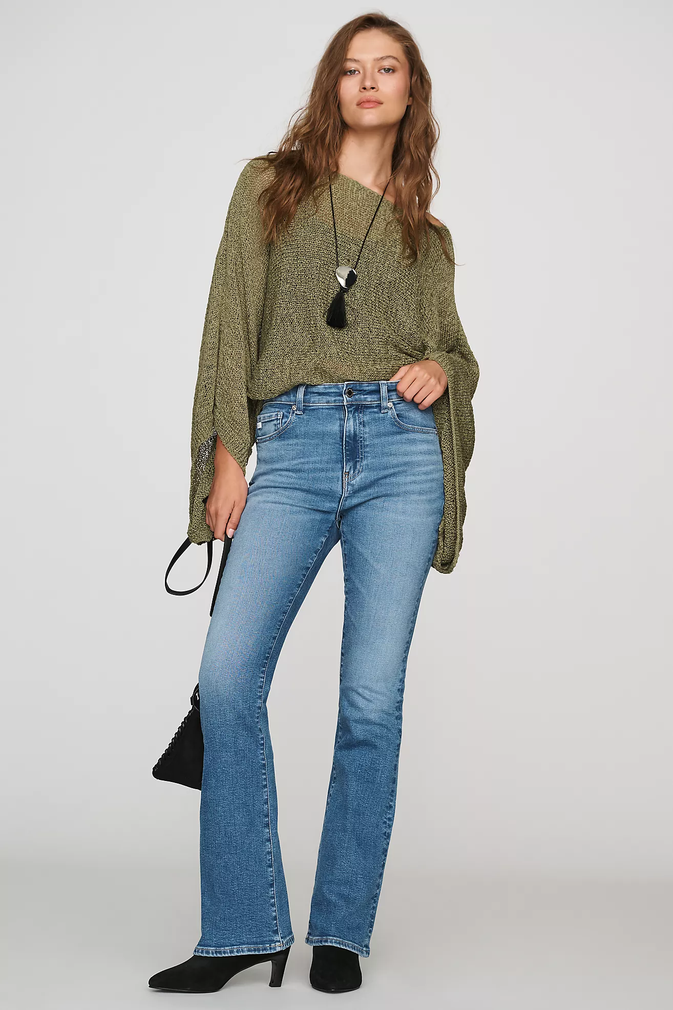 Ag Farrah Mid-Rise Bootcut Jeans