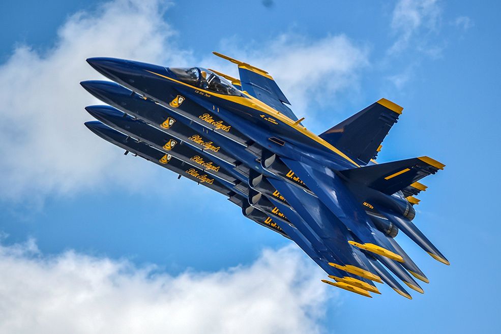 Blue Angels in Dayton.