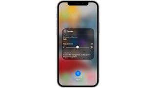 iPhone displaying Background Sounds feature