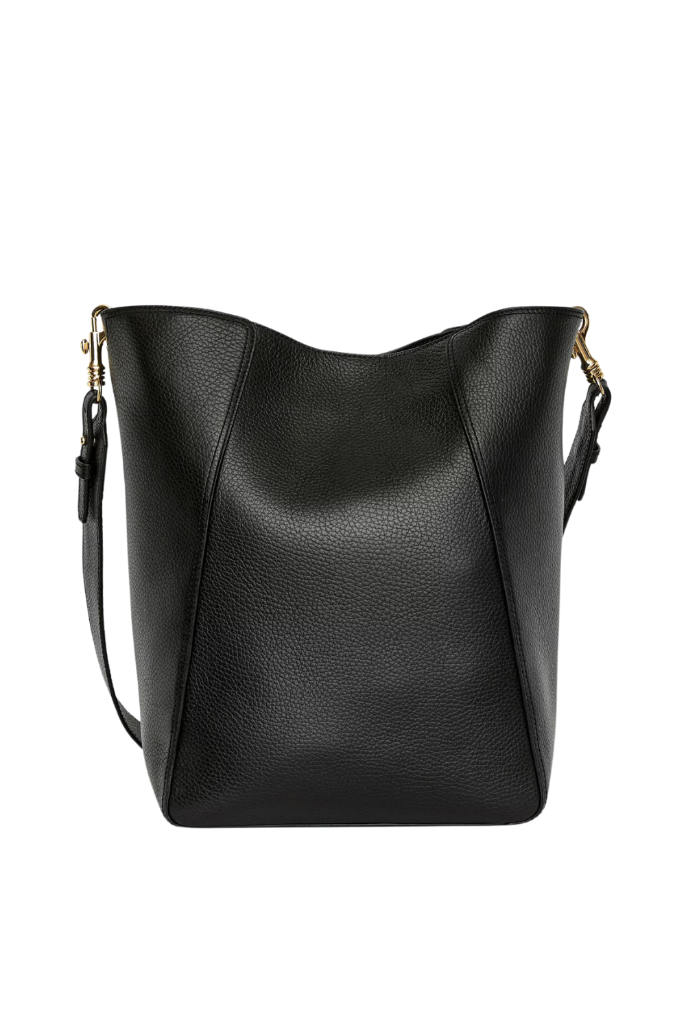 Leather Bucket Bag &amp;ndash; Black &amp;ndash; Women &amp;ndash; Arket Gb
