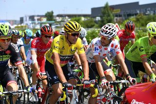Race Leader, Greg Van Avermaet and Thomas de Gendt in action during Stage 7 of the 2016 Tour de France
