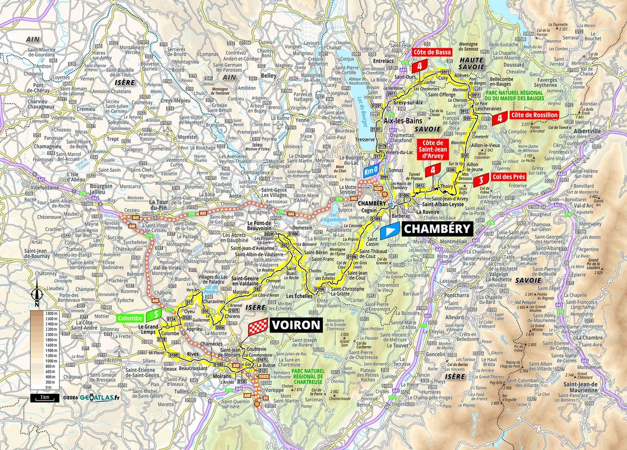 Route information for the 2026 Tour de France