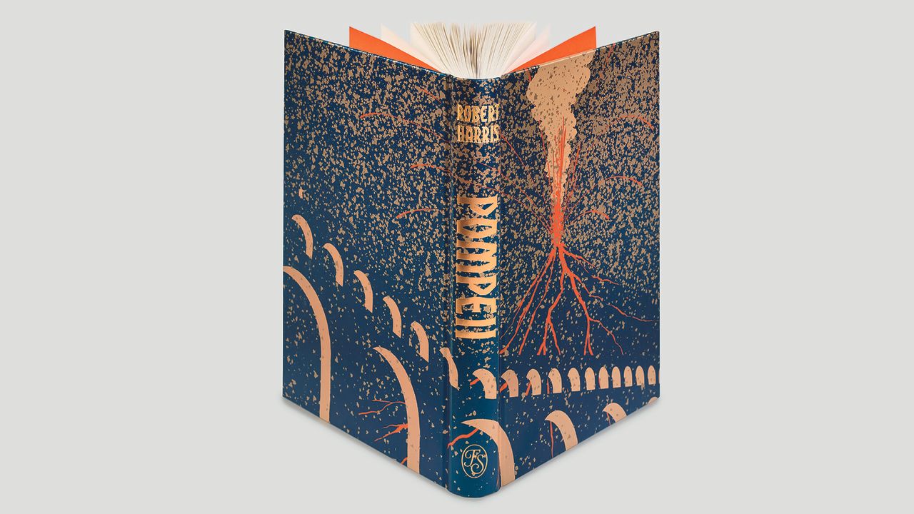 A selection of images of the new Folio Society release of Pompeii, by Robert Harris.