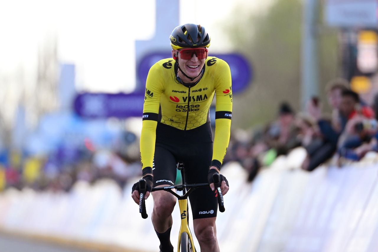 Matteo Jorgenson winning Dwaars door Vlaanderen