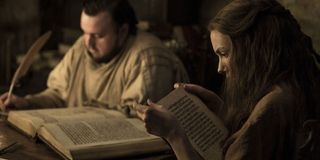 Gilly and Sam reading in Game of Thrones Season 7