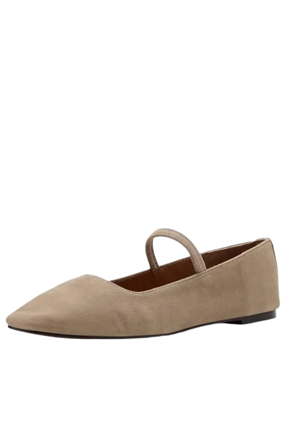 Madewell, The Greta Ballet Flats in Suede (Were $98)