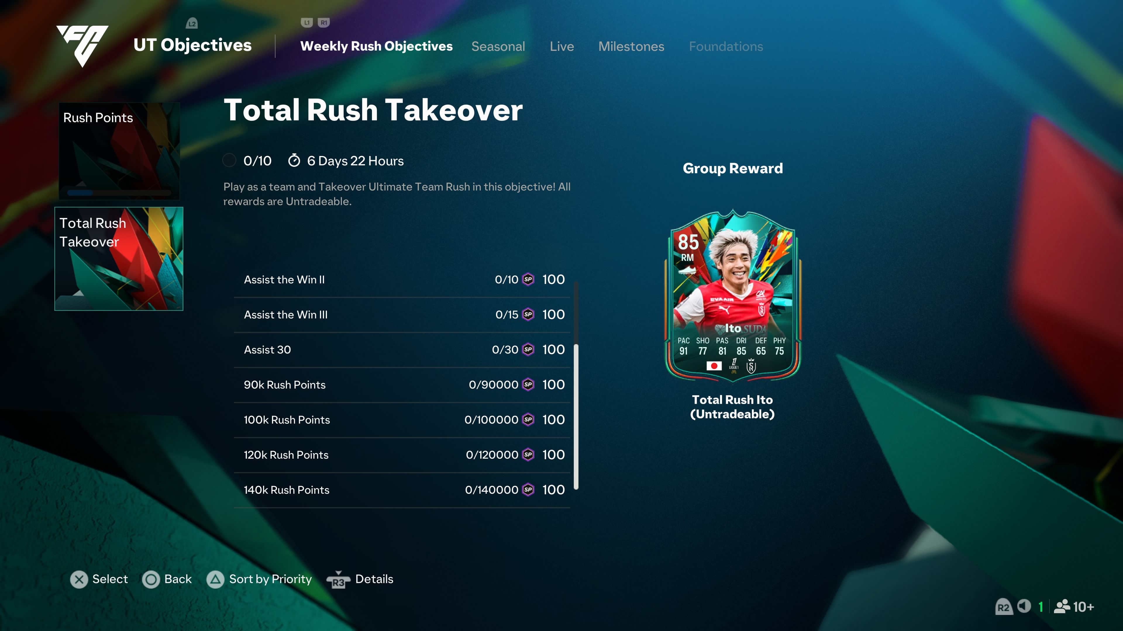 FC 25 Total Rush tracker and October promo guide