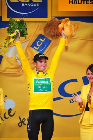 Thomas Voeckler (Europcar) remains in the lead of the Tour after stage 16.