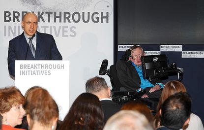 DST Global Founder Yuri Milner and Theoretical Physicist Stephen Hawking