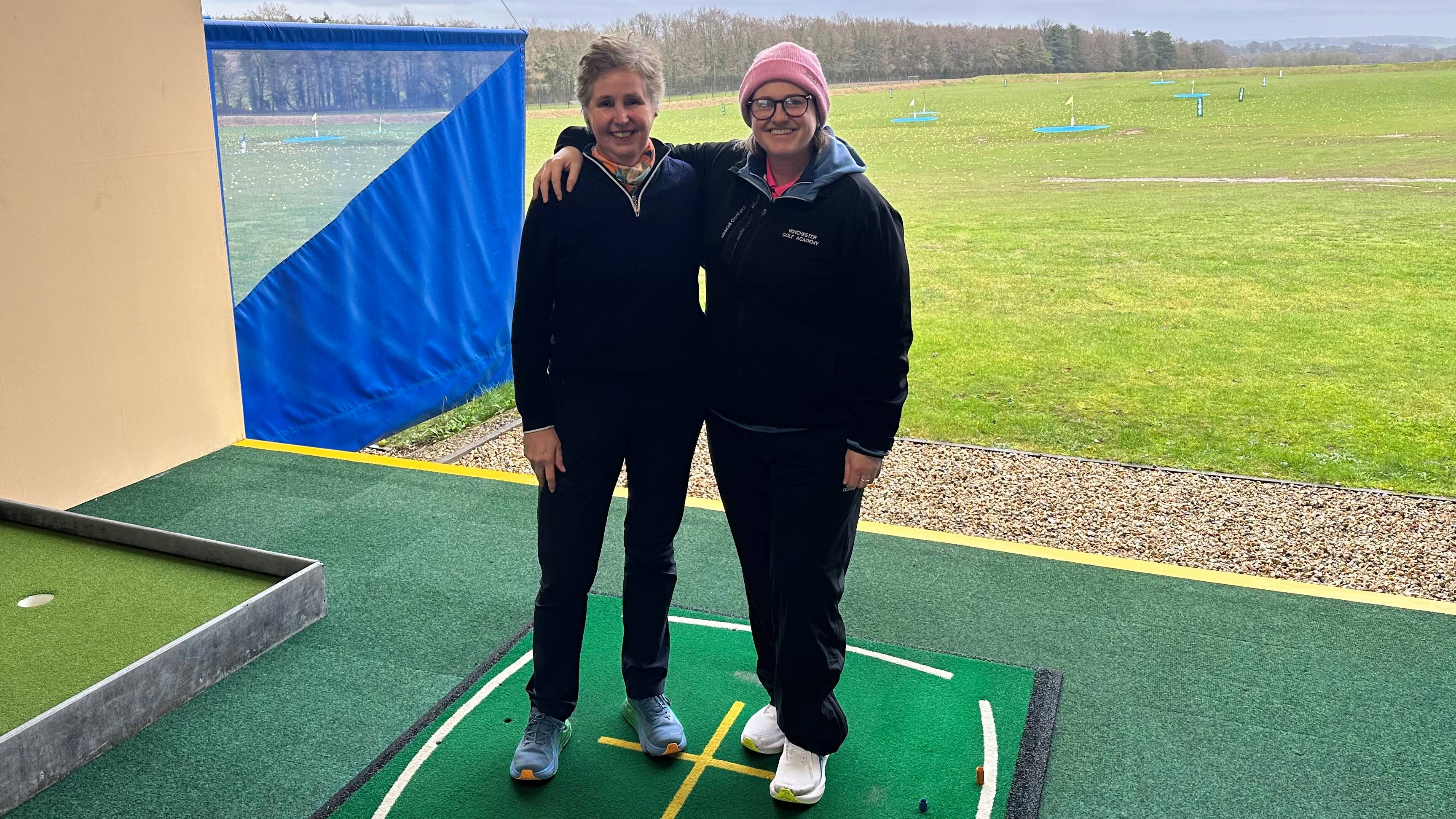 Emma Booth with a pupil