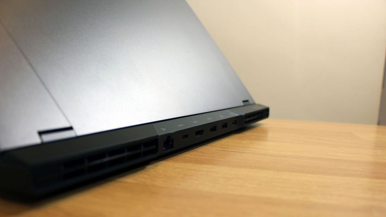 Lenovo Legion 5i Pro 10_Close up of ports on back of laptop