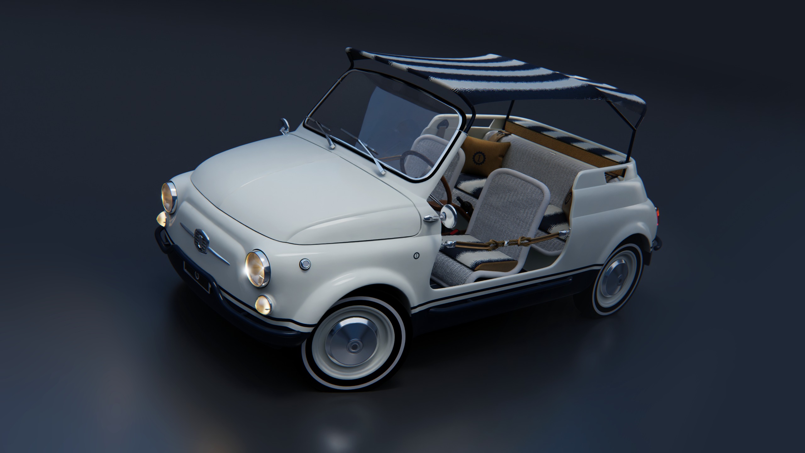 Fiat 500 Spiaggina by Garage Italia x Hot Lab