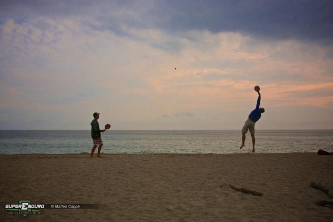 Racers could spend down time on the beach