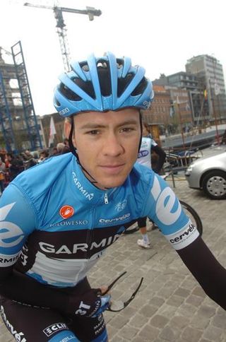 Alex Howes (Garmin-Barracuda) at the start line