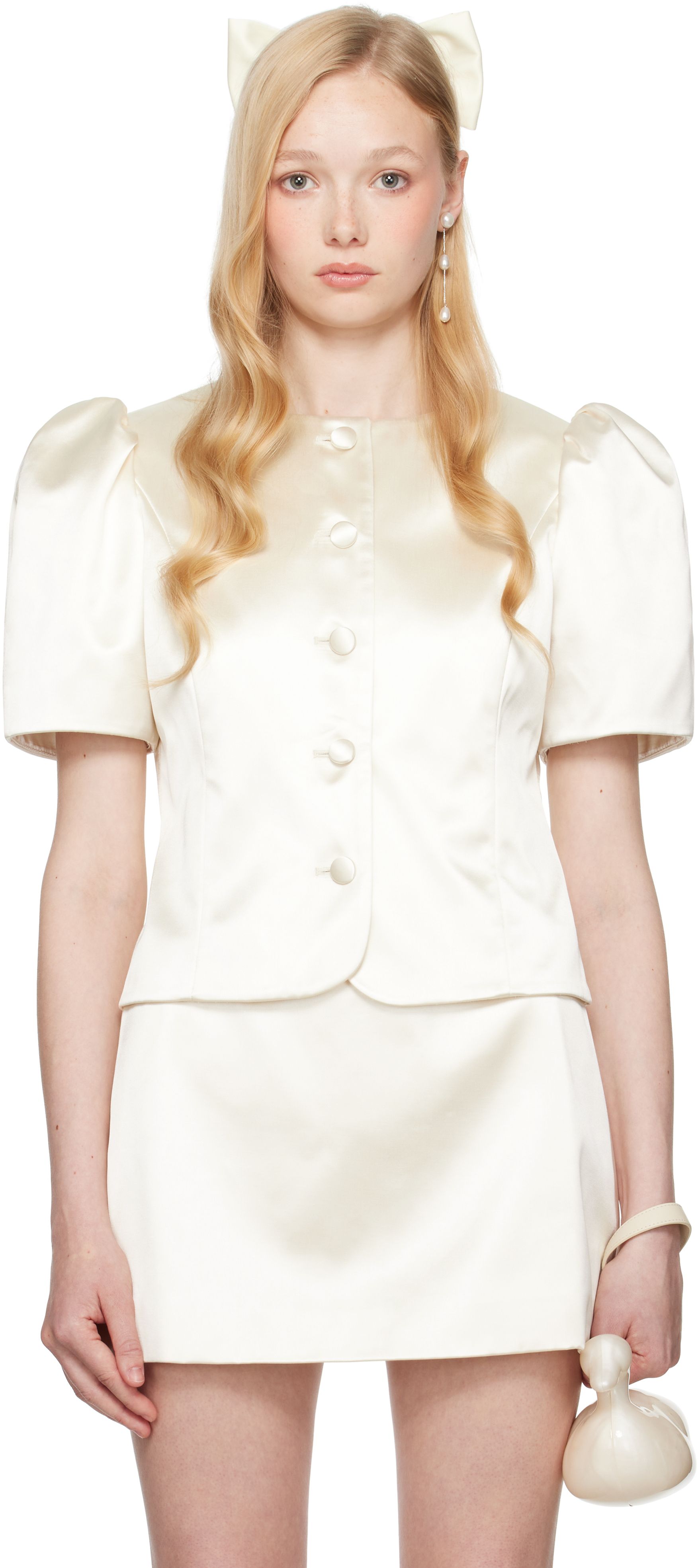 Ssense Exclusive Bridal Capsule Bonny Jacket