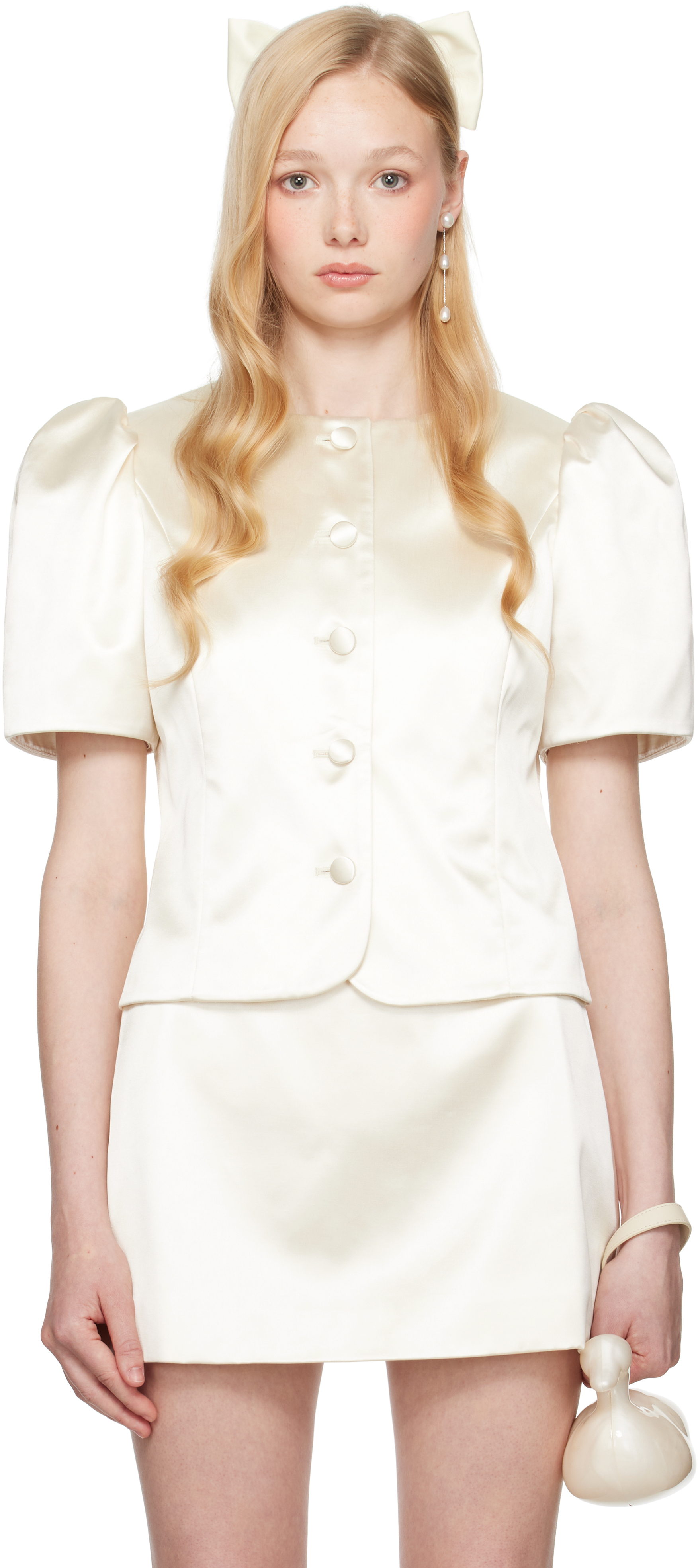 Ssense Exclusive Bridal Capsule Bonny Jacket
