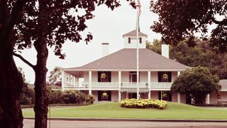 The clubhouse at Augusta National seen in 1960