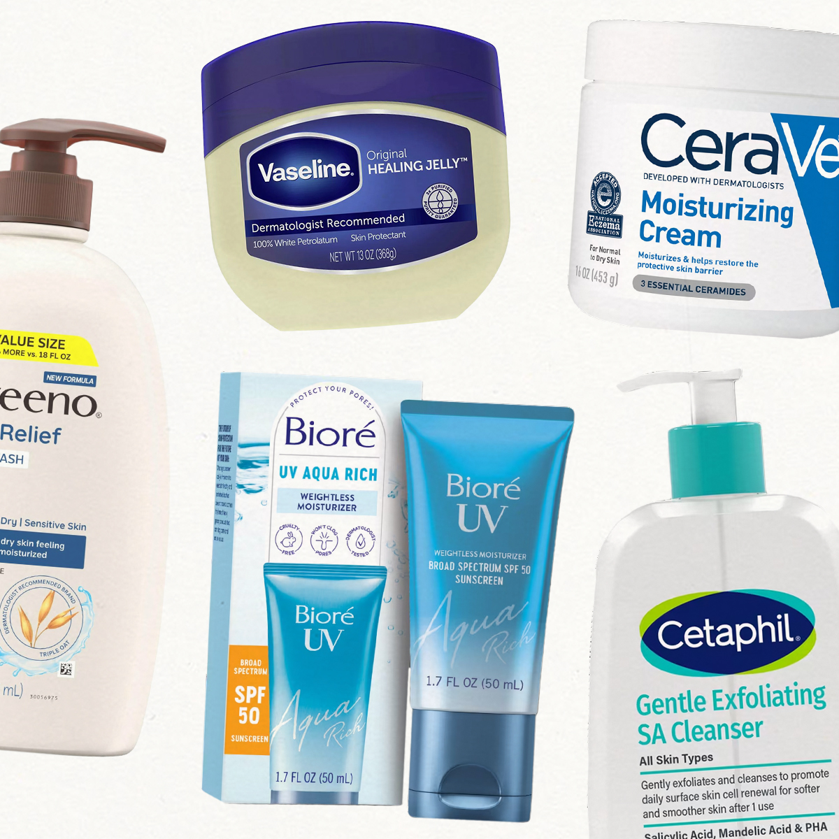 Drugstore skincare products