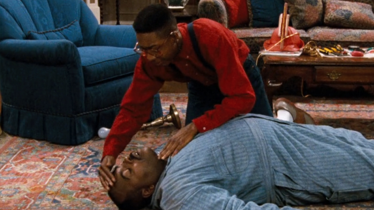 Steve Urkel and Carl on Family Matters