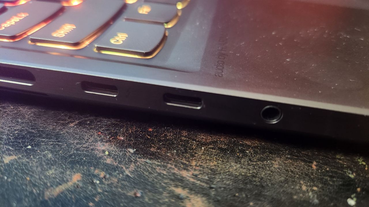 Lenovo Legion Slim 7i (2023) on a table