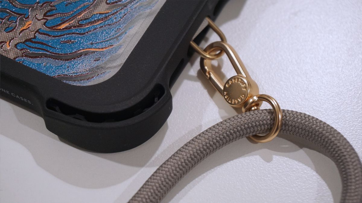 Casetify iPhone 15 Pro Ultra Bounce strap detail