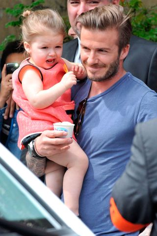 David & Harper Beckham