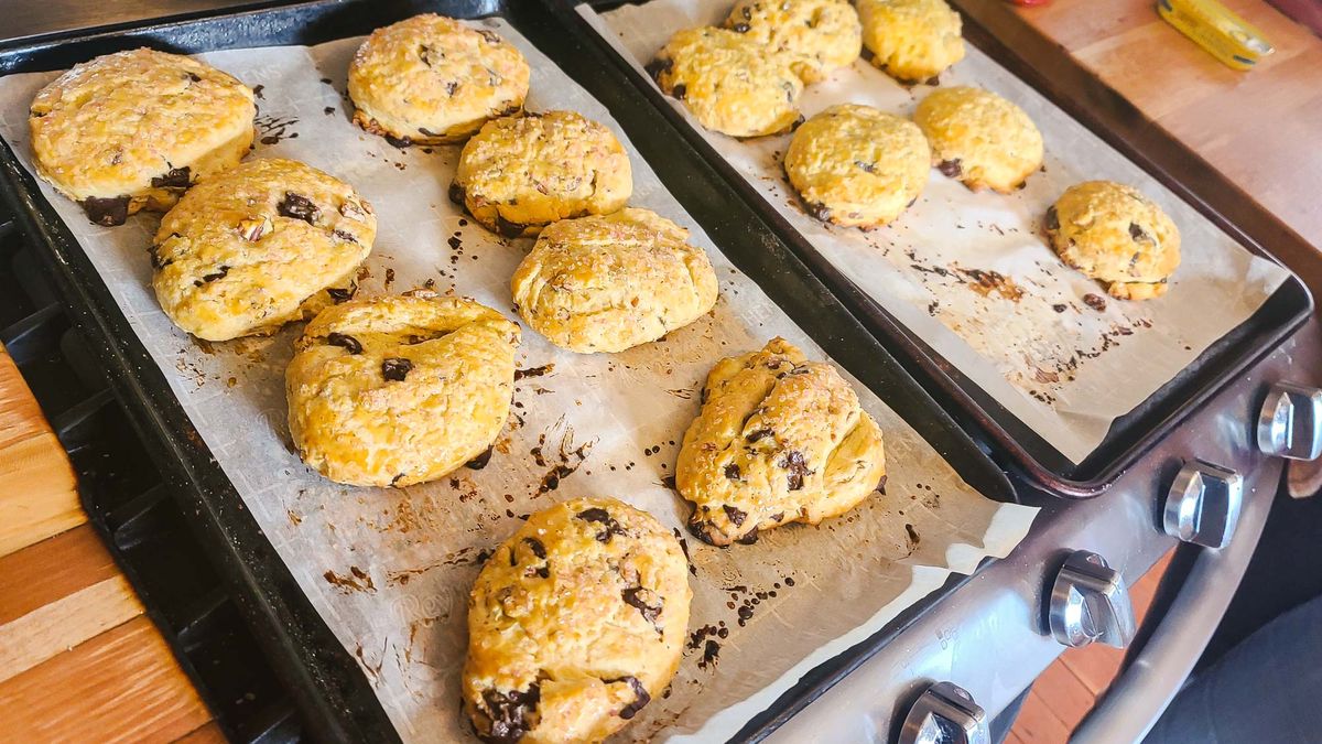 Cookies baked in Traeger Timberline XL