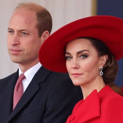 The Prince and Princess of Wales attend a ceremonial welcome for The President of the Republic of Korea