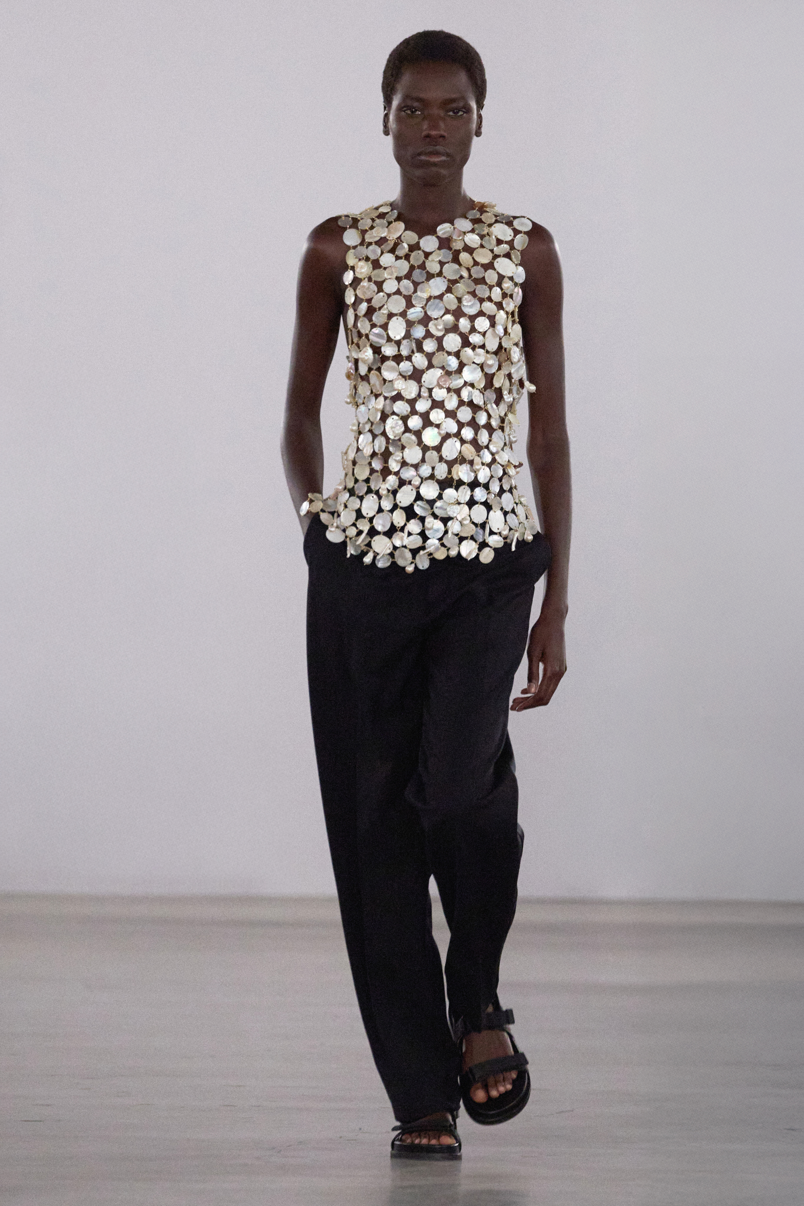 Simkhai model walks the spring/summer 2026 runway