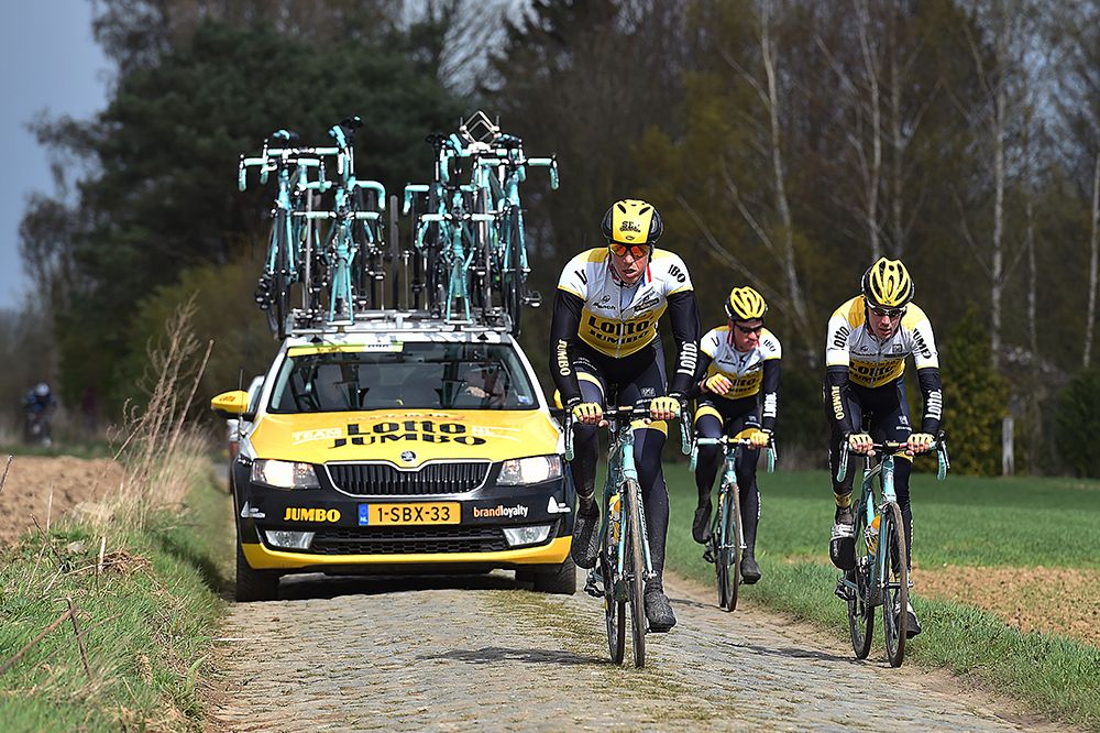 LottoNl-Jumbo on the cobbles