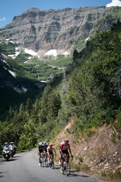 Getting near the top of the Alpine Loop climb.