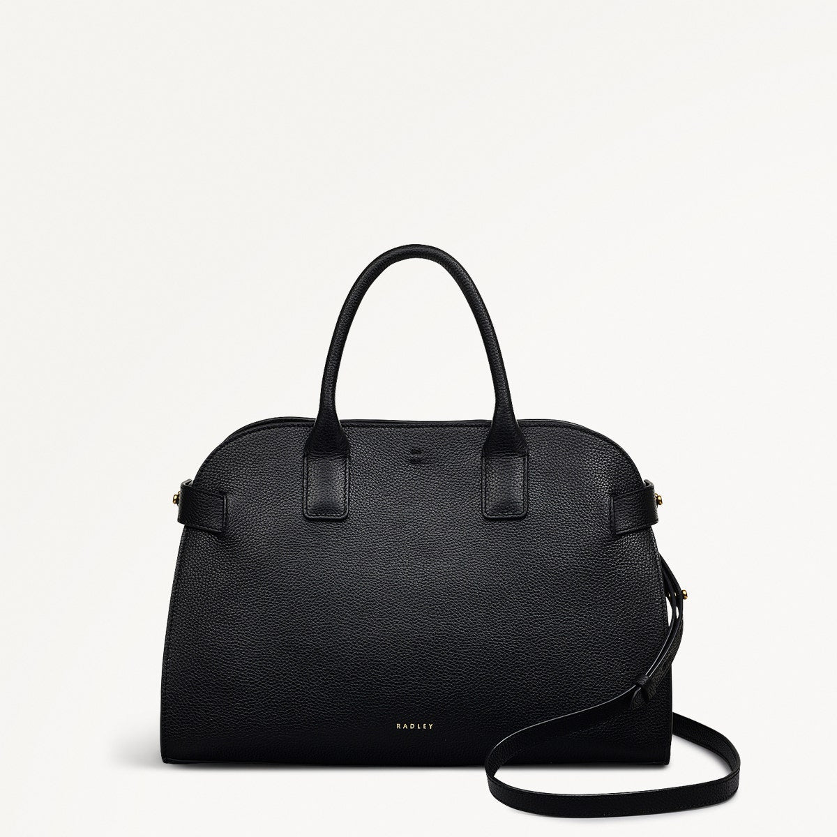The Rathbone Leather Open Top Grab Bag in Black - 110285 - Black