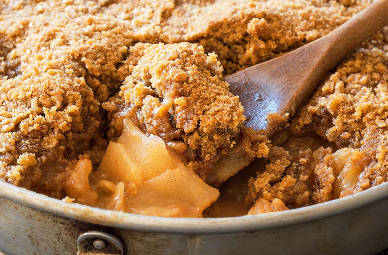 Apple crumble