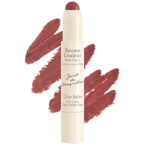 Embryolis Color Balm 3-in-1 Stick, Mocha, Multi-Use Tint for Eyes, Lips & Cheeks, Hydrating Balm with Centella Asiatica & Aloe Vera, Vegan, Fragrance Free, 0.08 oz