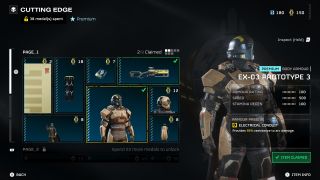 An image of the EX-03 Prototype 3 suit from Helldivers 2.
