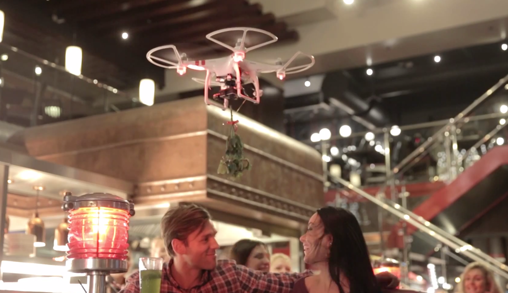 Get ready for &amp;#039;mistletoe drones&amp;#039; at TGI Friday&amp;#039;s this holiday season