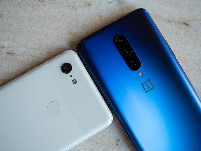 OnePlus 7 Pro and Google Pixel 3 XL