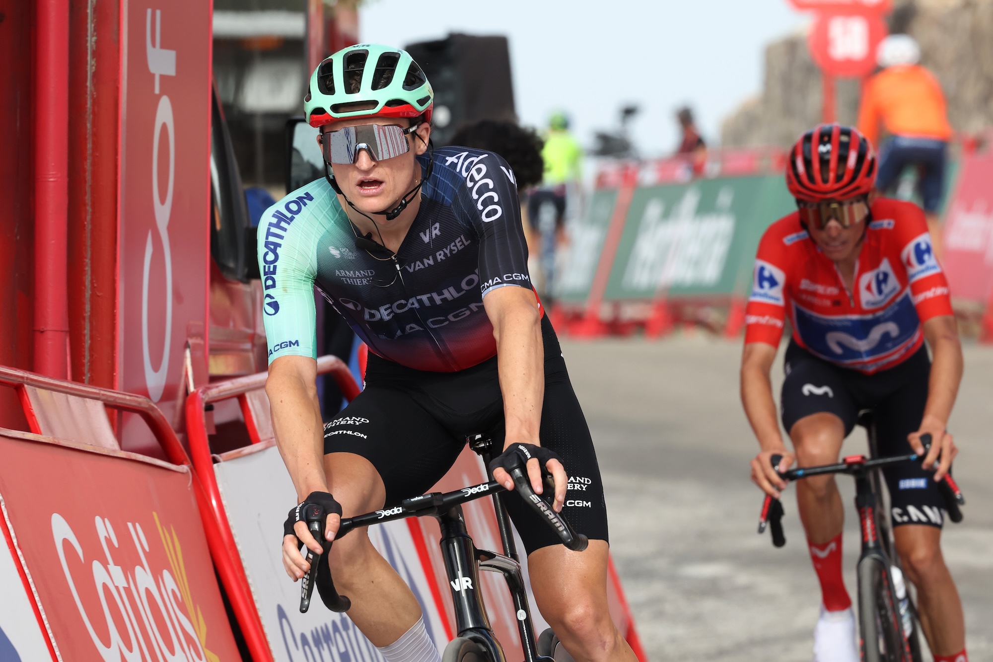 'I didn't want to take too much risk with the heat' &ndash; Felix Gall moves past Primož Roglič into second at Vuelta a Espa&ntilde;a but feels the exhaustion building