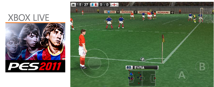 PES 2011 for Xbox LIVE on Windows Phone now in the Marketplace