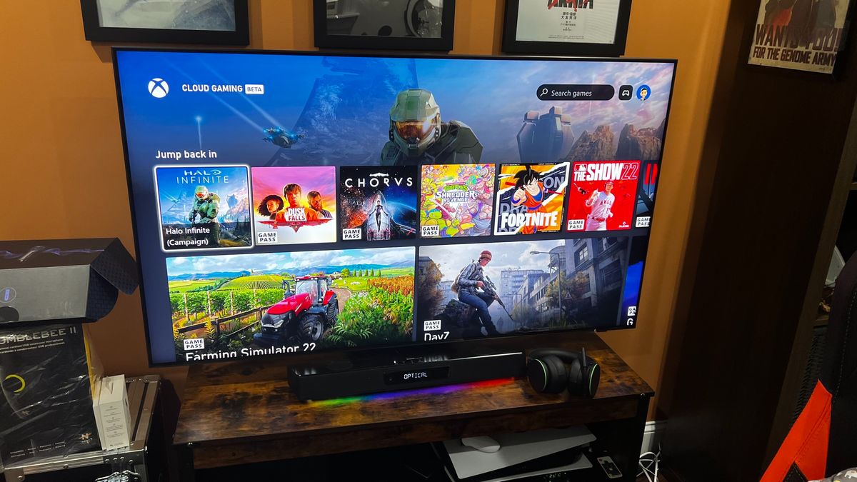 The Xbox game streaming TV app feels almost like the real thing