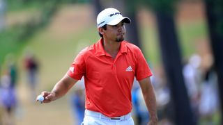 Jason Day during the final round of The Masters