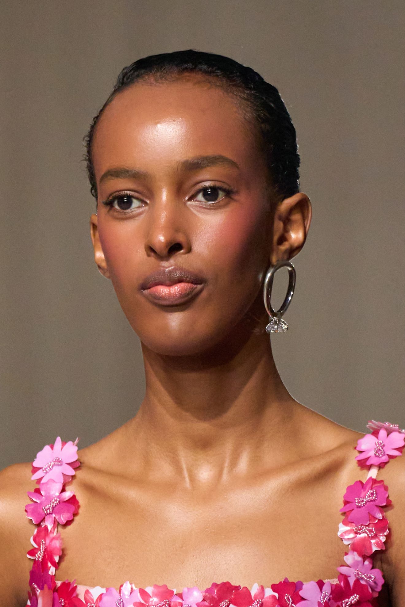 PatBo spring/summer 2025 beauty look from New York Fashion Week