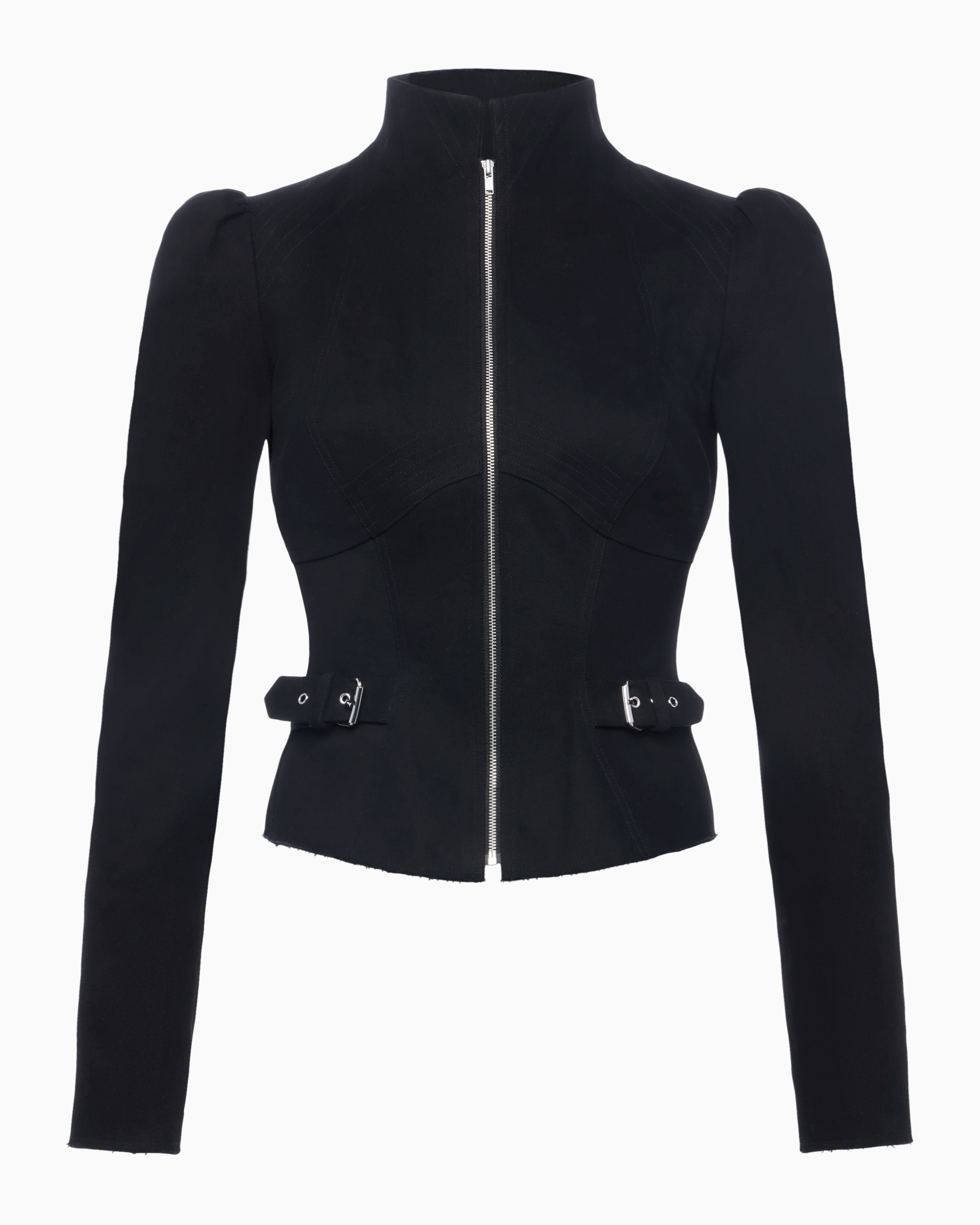 Khy x Dilara Fındıkoğlu Denim_Zipper_Jacket-Black_1