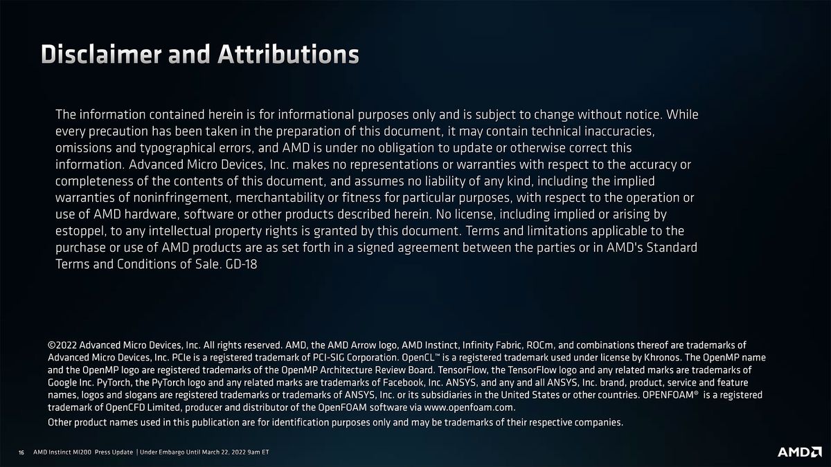 AMD Radeon Instinct MI210 images and slides
