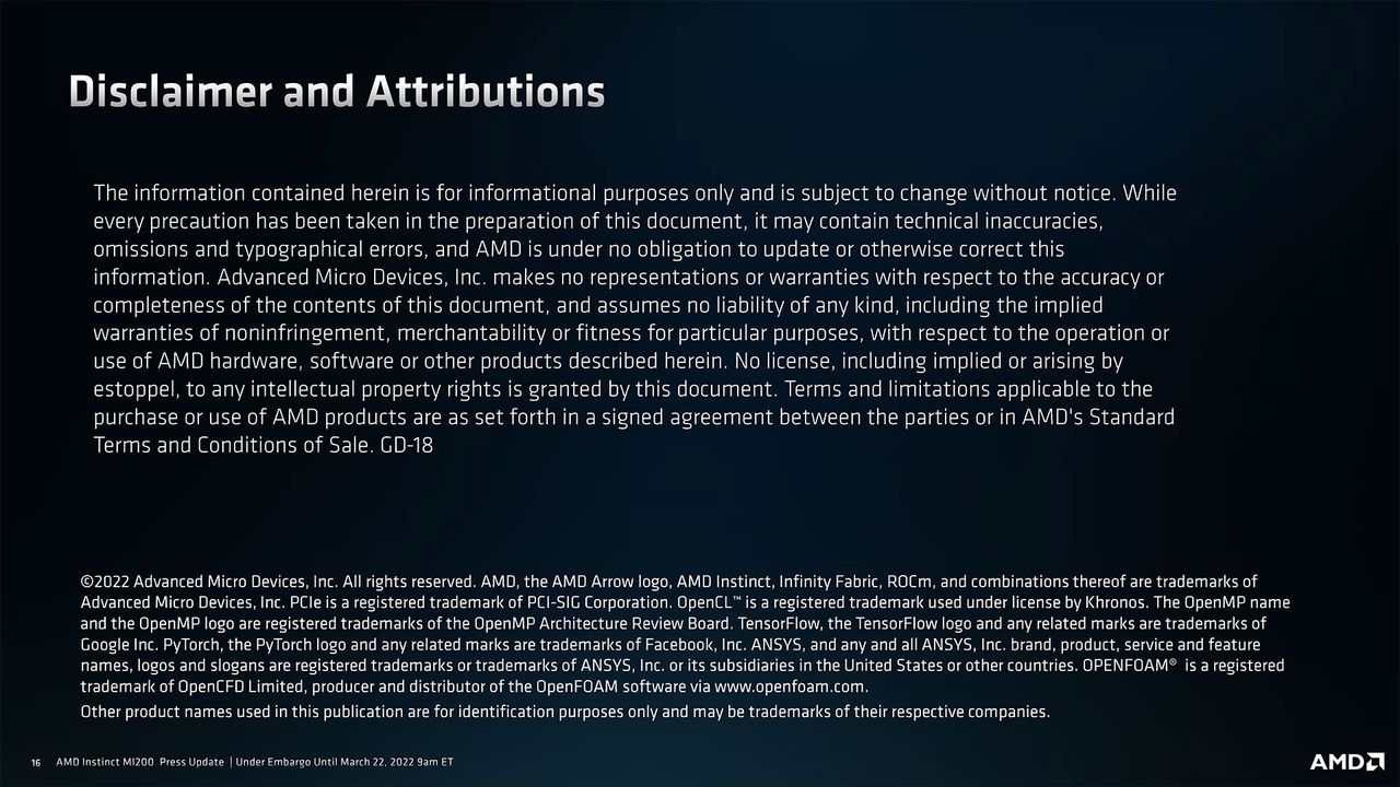 AMD Radeon Instinct MI210 images and slides