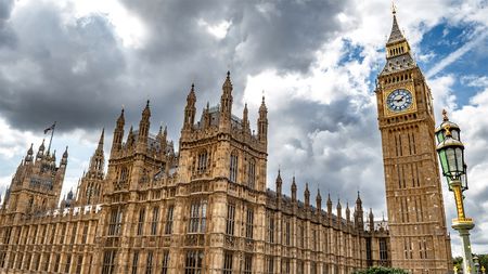 Close up image of the UK Palace of Westminster and Elizabeth Tower