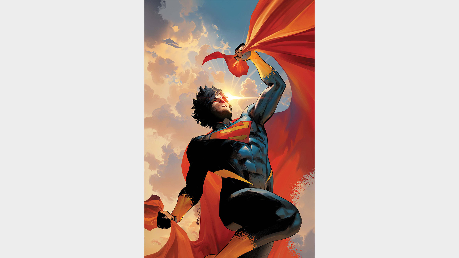 The Absolute Superman on the cover of Absolute Superman #8.